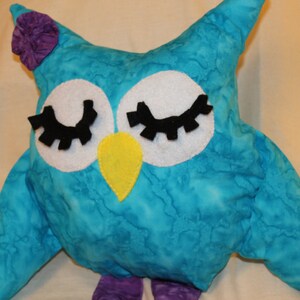 Owl, turquoise, teal owl, Stuffed, plush owl, chic owl, Toy,  Nursery Owl, Pillow, Children&#39;s Toy, Stuffed Animal for Baby, Graduation Owl.