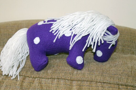 purple horse stuffed animal