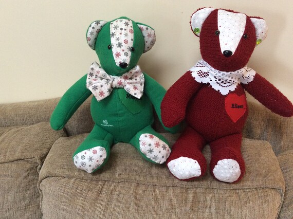 etsy memory bear