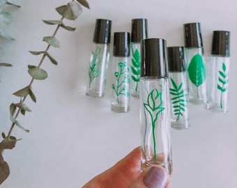 Spring Floral Collection - Essential Oils - 10ml Labels - Decals Only