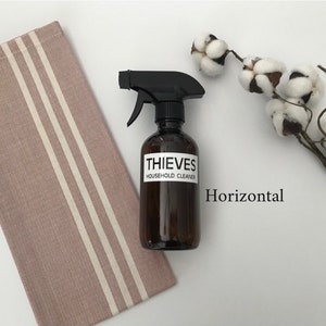 T H I E V E S Household Cleaner Label Essential Oils Spray Bottle Label image 3