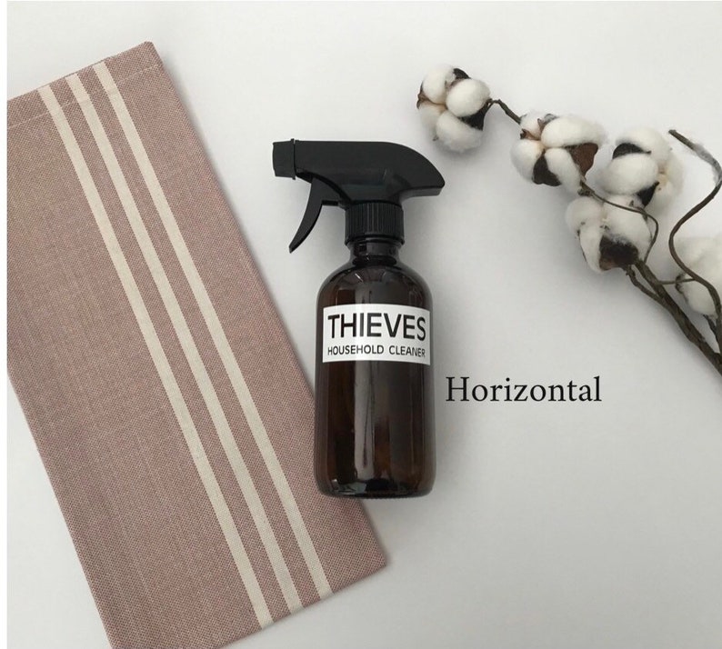 T H I E V E S Household Cleaner Label Essential Oils Spray Bottle Label image 3