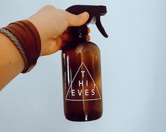 Thieves Triangle Spray Bottle Decal - Modern Design