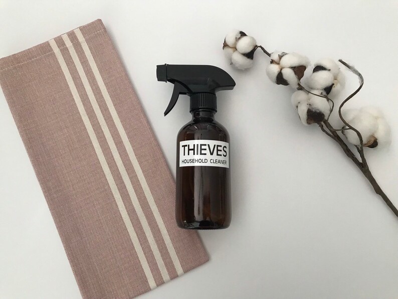 T H I E V E S Household Cleaner Label Essential Oils Spray Bottle Label image 5