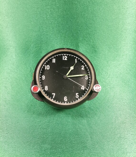 Vintage Soviet Military Aircraft Clock 122chs M Antique Etsy