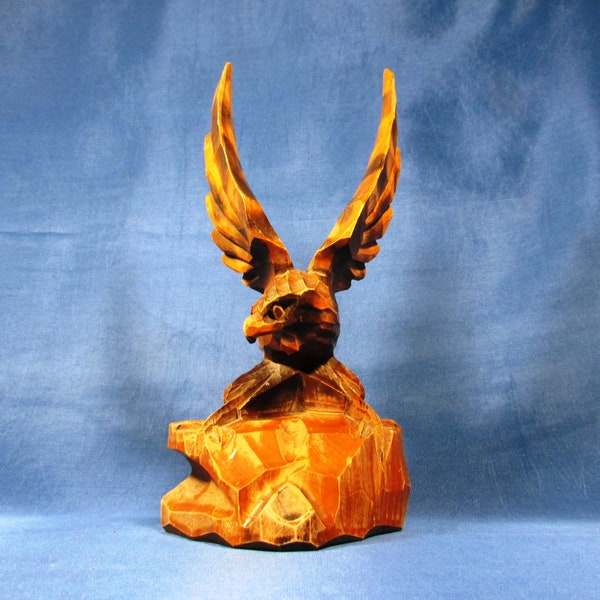 Eagle Wood Carving Etsy