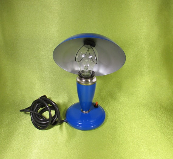 Vintage Soviet Russian Desk Decorative Lamp Pioneer Mushroom Etsy