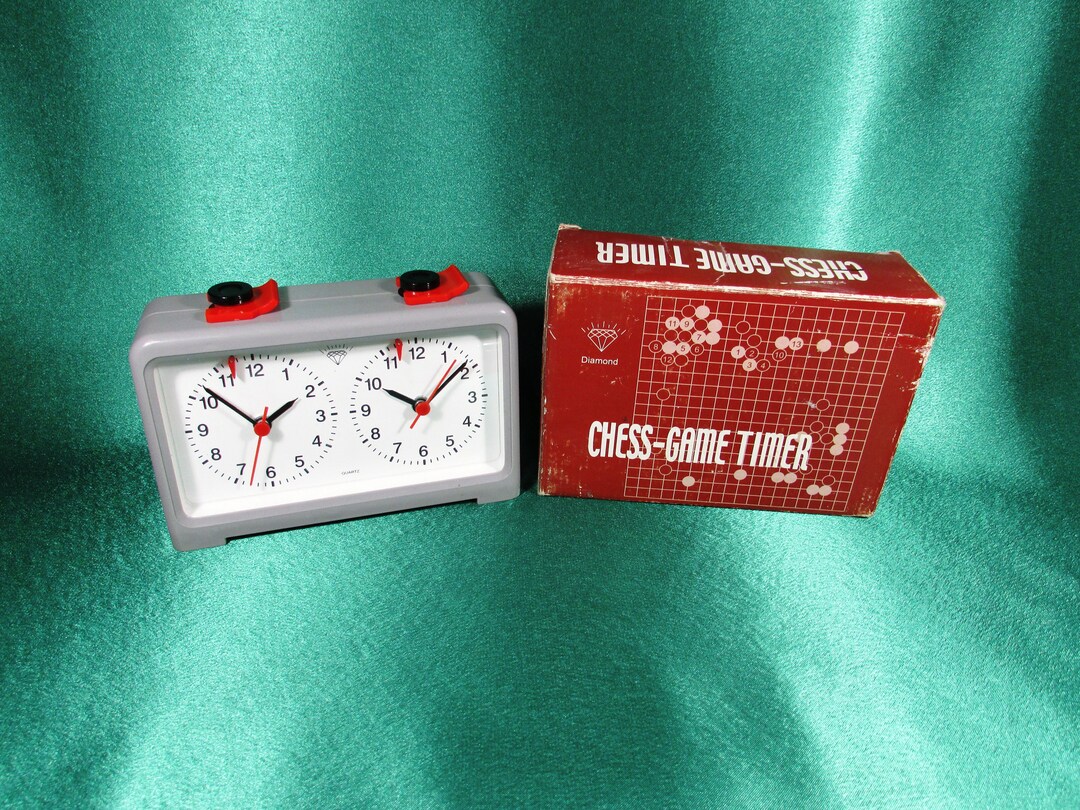 Quartz Chess Grey Clock Table Timer Tournament Queen's - Etsy