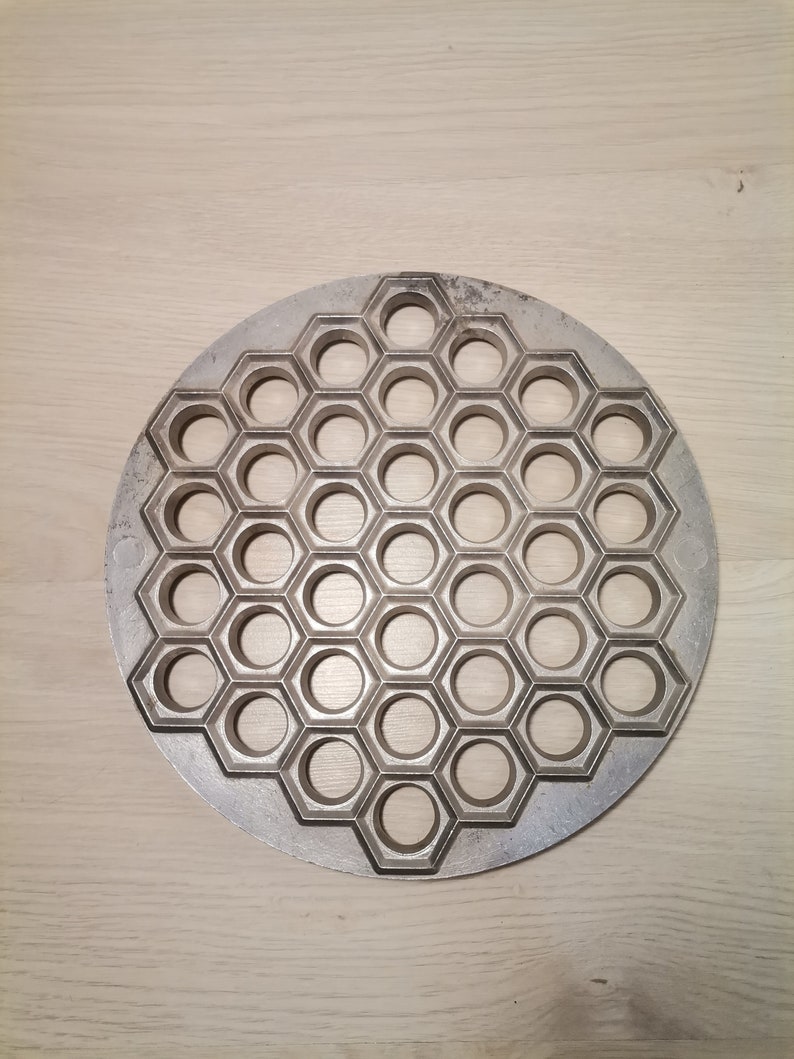 Vintage Metal Pelmeni Form Soviet Ravioli Cutter Mold Maker - UK