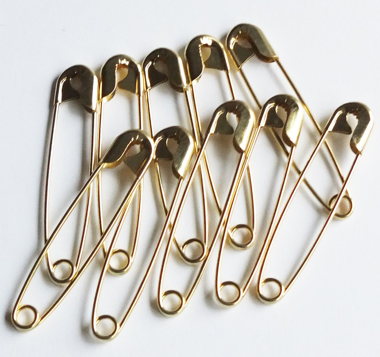 Gold Safety Pins Size 3 2 Bulk Pack/100 Made in USA Etsy Canada