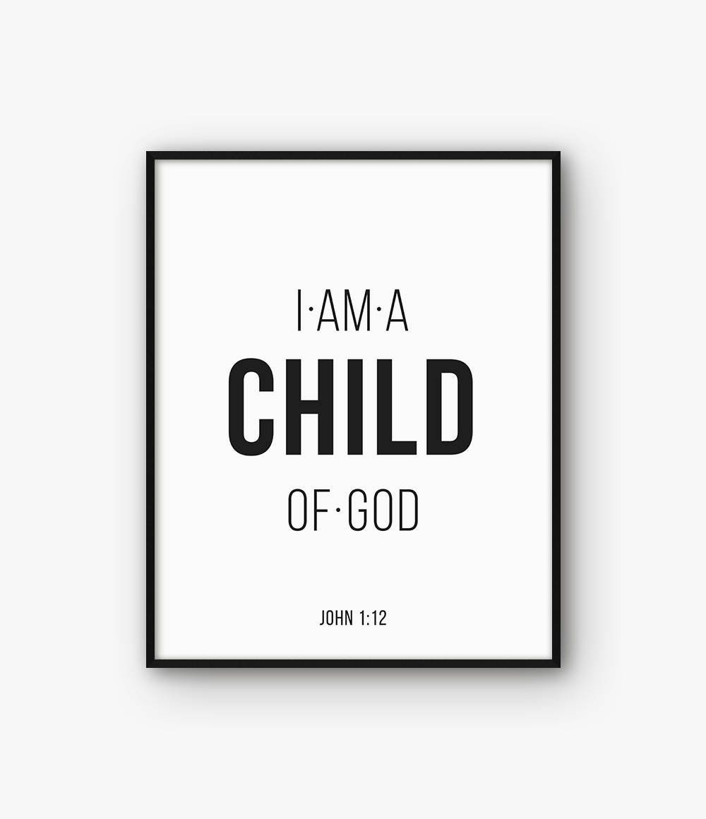 bible verse print john 112 bible quote wall art scripture etsy