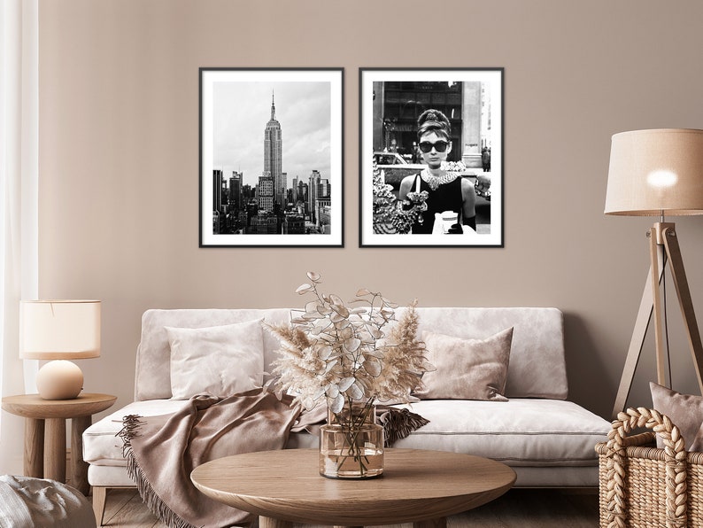 Manhattan Print, New York City Poster, Manhattan Photography Print, Black and White Photo Wall Art, NYC Poster, Printable Art, Digital Print image 2