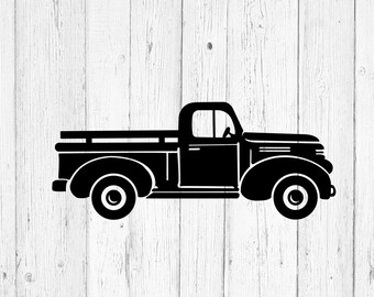 Free Free 69 Old Truck Outline Svg SVG PNG EPS DXF File