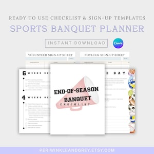 High School Sport End-of-Season Banquet Planner