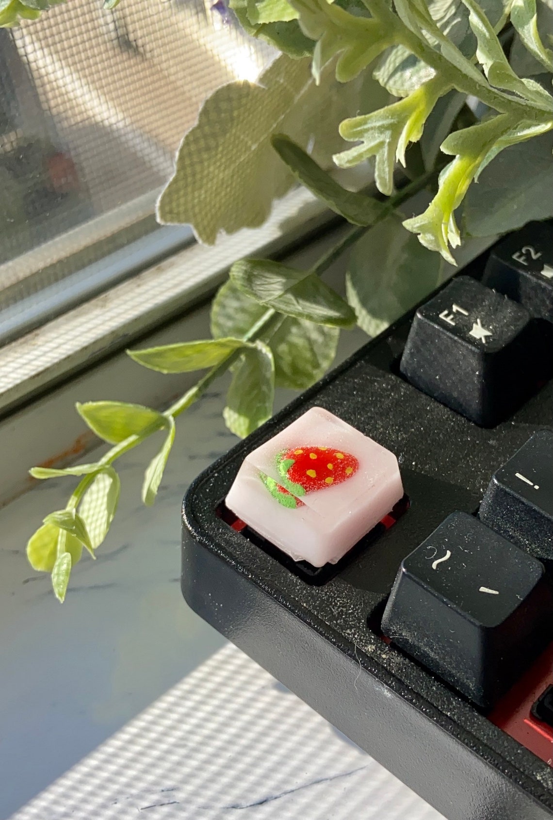 Strawberry Keycap Etsy