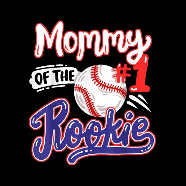 Mommy of Rookie 1st Baseball Birthday Party Theme Matching Digital PNG