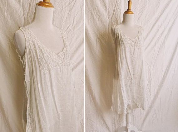 Edwardian Lace Step-In Lawn Teddy Romper Slip