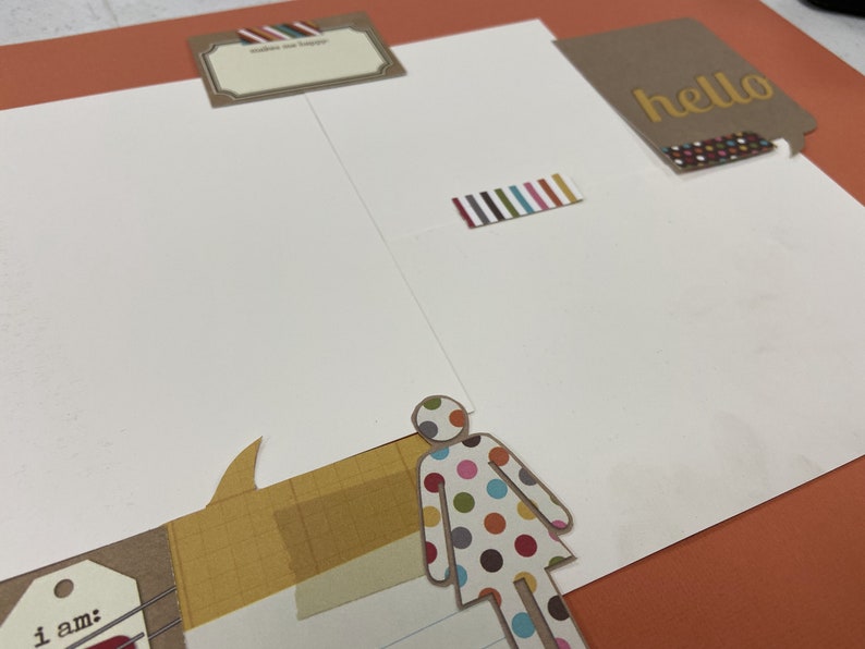Right Now 12x12 Scrapbook Page Layout Kit, Precut Scrapbooking Page Kit ...
