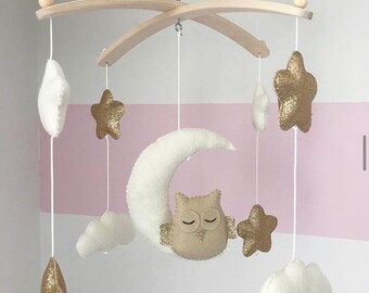 Chouette Et Star Mobile Etsy