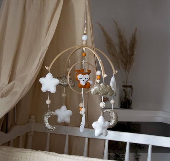 Mobile For Baby With Little Boho Fox Etsy