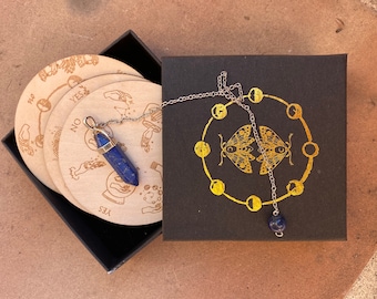 pendulum board set of 3 dowsing board divination tool