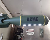 WW2 Replica bomb ACME pool table light