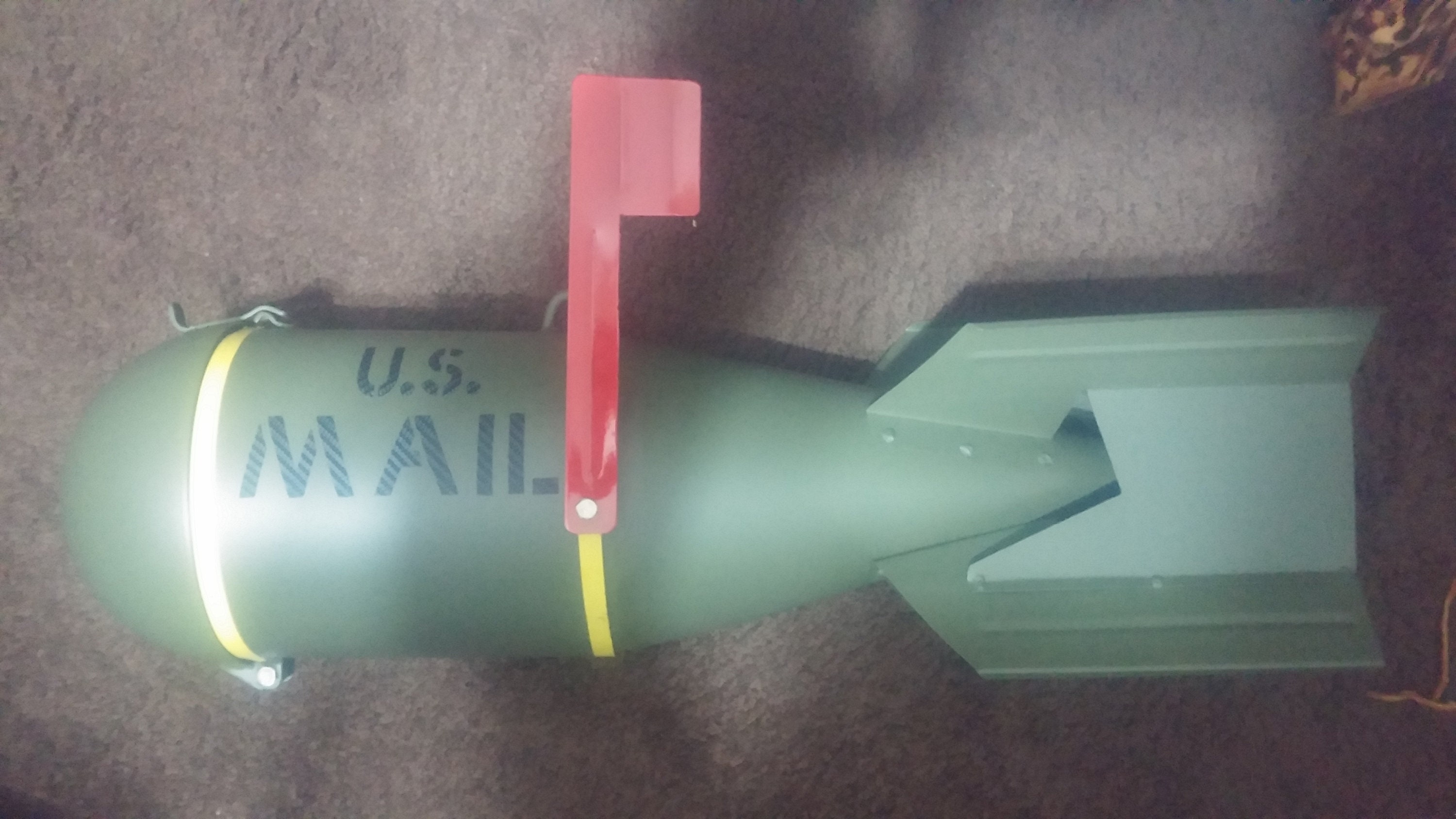 WW2 bomb Mail box Etsy