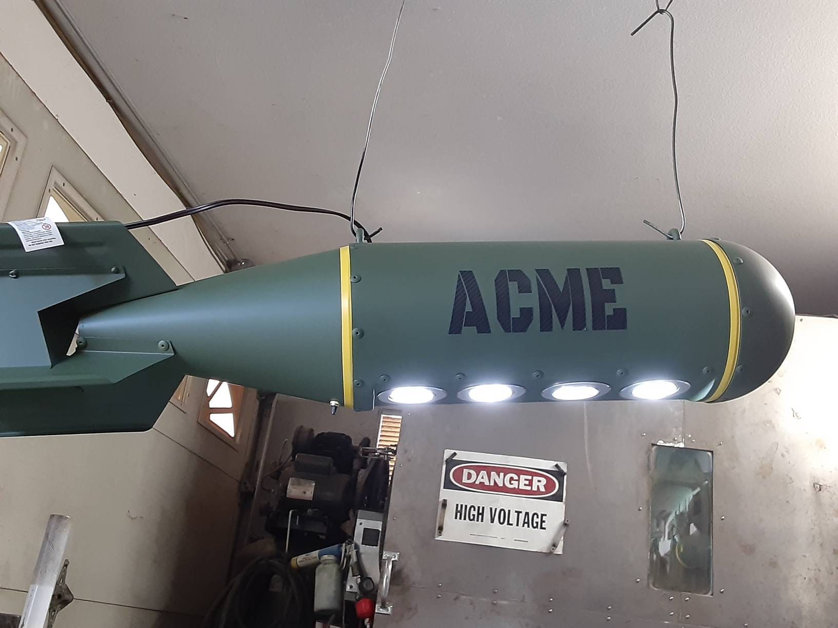 WW2 Replica Bomb ACME Pool Table Light - Etsy Canada
