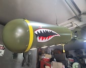 WW2 replica/dummy/bomb shark tooth pool table light