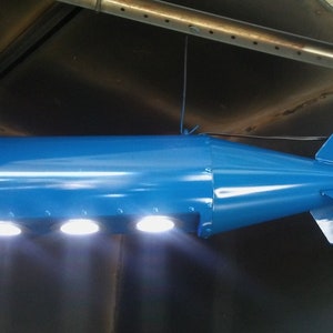 WW2 replica/dummy bomb pool table light