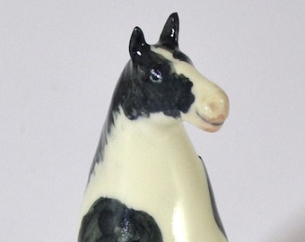 Wine Bottle stopper Breather, Piebald Pony