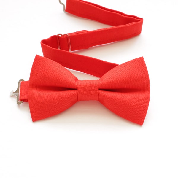 Red Baby Bow Tie Etsy