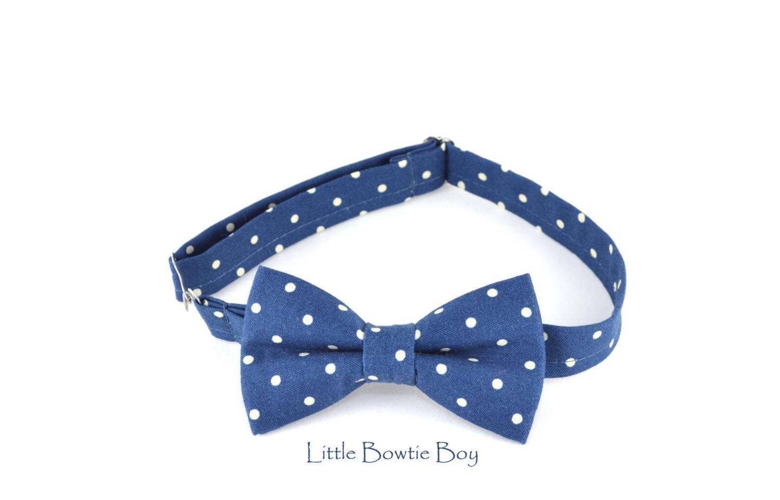Navy Polka Dot Bow Tie White Polka Dot Bow Tie Toddler Boy Etsy