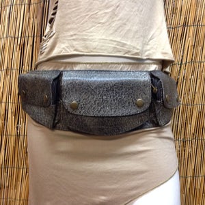 Belt Fanny Pack Shoulder Bag Hip Bag Travel Bag Leather Bag / Rust Color / Adjustable Strap / Handmade / Unisex