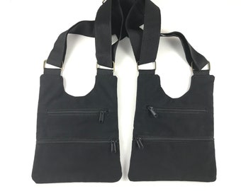Festival shoulder SAN FRANCISCO holster bag waist pouch utility belt cotton sling bag holster saddlebags Holster vest / color black