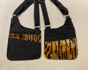 Bolsa de ombro Festival BERLIN bolsa de cintura bolsa de utilidades cinto de algodão bolsa tipo bandoleira coldres / Alça ajustável / Feito à mão