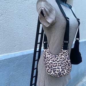 Festival shoulder BARCELONA+ holster bag waist pouch utility belt cotton sling bag holsters / Adjustable Strap / Hand made