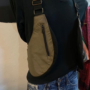 Holsters Festival modello VIETNAM borsa a tracolla marsupio cintura multiuso borsa a tracolla in cotone / Cinghie regolabili / Fatta a mano