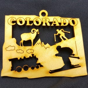Colorado State Ornament
