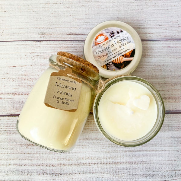 Montana Honey | Natural Soy Candle | Floral Scent