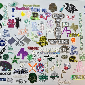 Custom/Personalized Cut-Outs: Homecoming Mum & Garter Trinkets, Wreaths, Signs