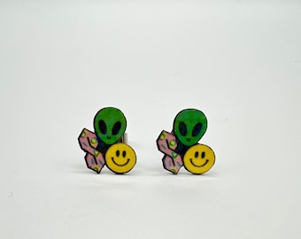 90s Cluster Earrings