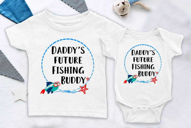 baby shower gift Daddy/'s future fishing buddy pregnancy announcement reveal baby announce new dad announcement baby surprise gift