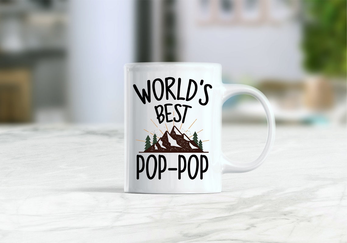 Pop Pop Mug Pop Pop Gift World's Best Poppop Mug Etsy