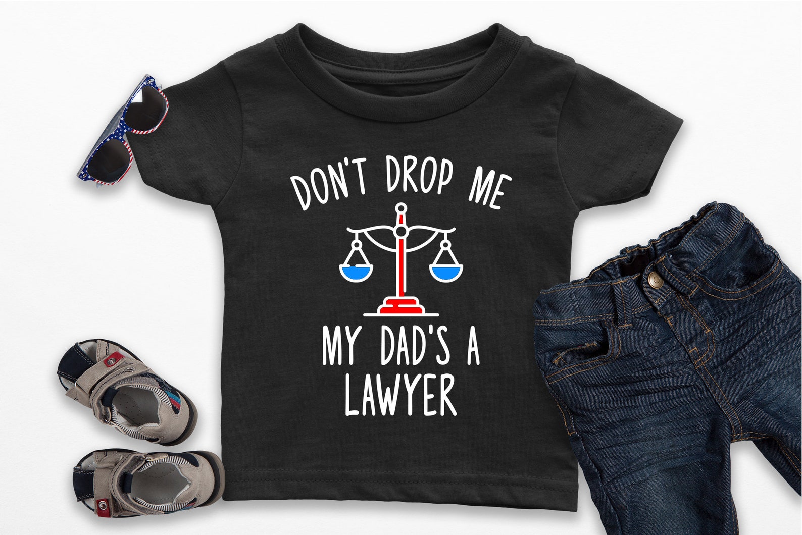 My Dad is A Lawyer Baby Shower Gift Future Lawyer Funny Dad Etsy