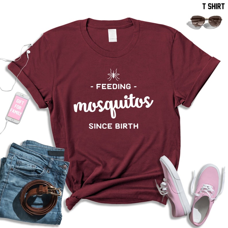 Vacay Camper Shirt Funny Shirts For Women Funny Shirts For Men Feeding Mosquitos Since Birth Shirt Funny Summer Shirt Vacation Shirt