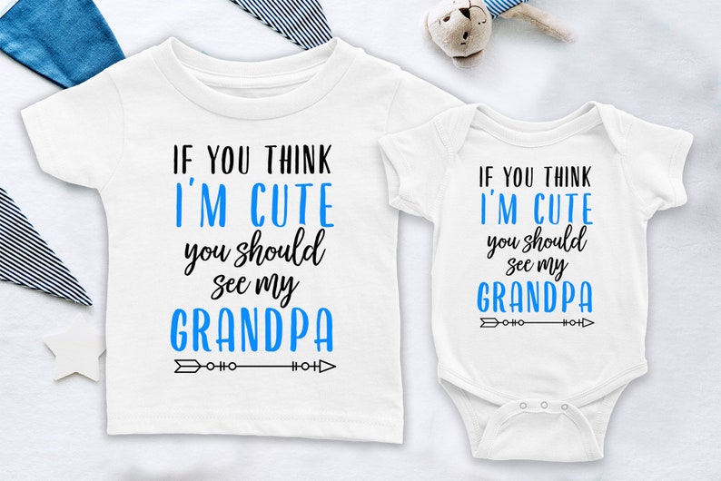 Grandpa Baby Onesie® Baby Shower Gift New Grandpa Gift Etsy