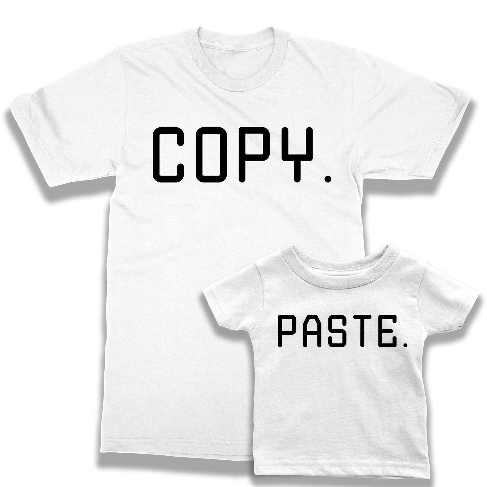 Copy Paste Shirts Dad and Son Tshirts Dad Son Shirts Father | Etsy