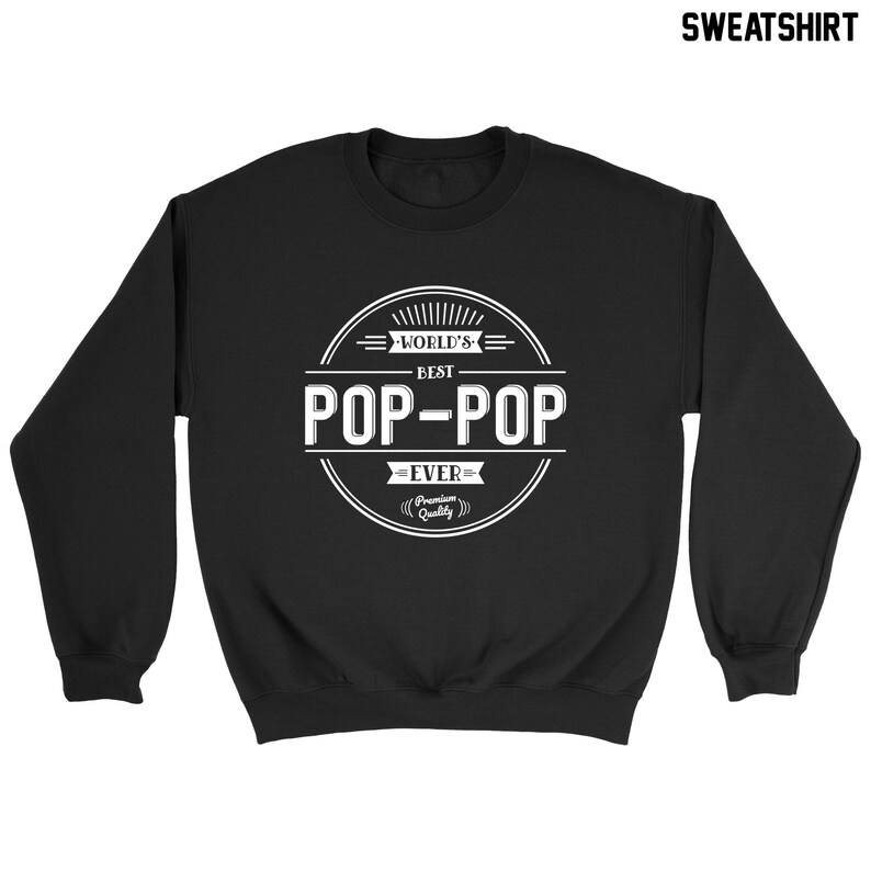 World's best poppop ever shirt pop pop shirt pop pop Etsy