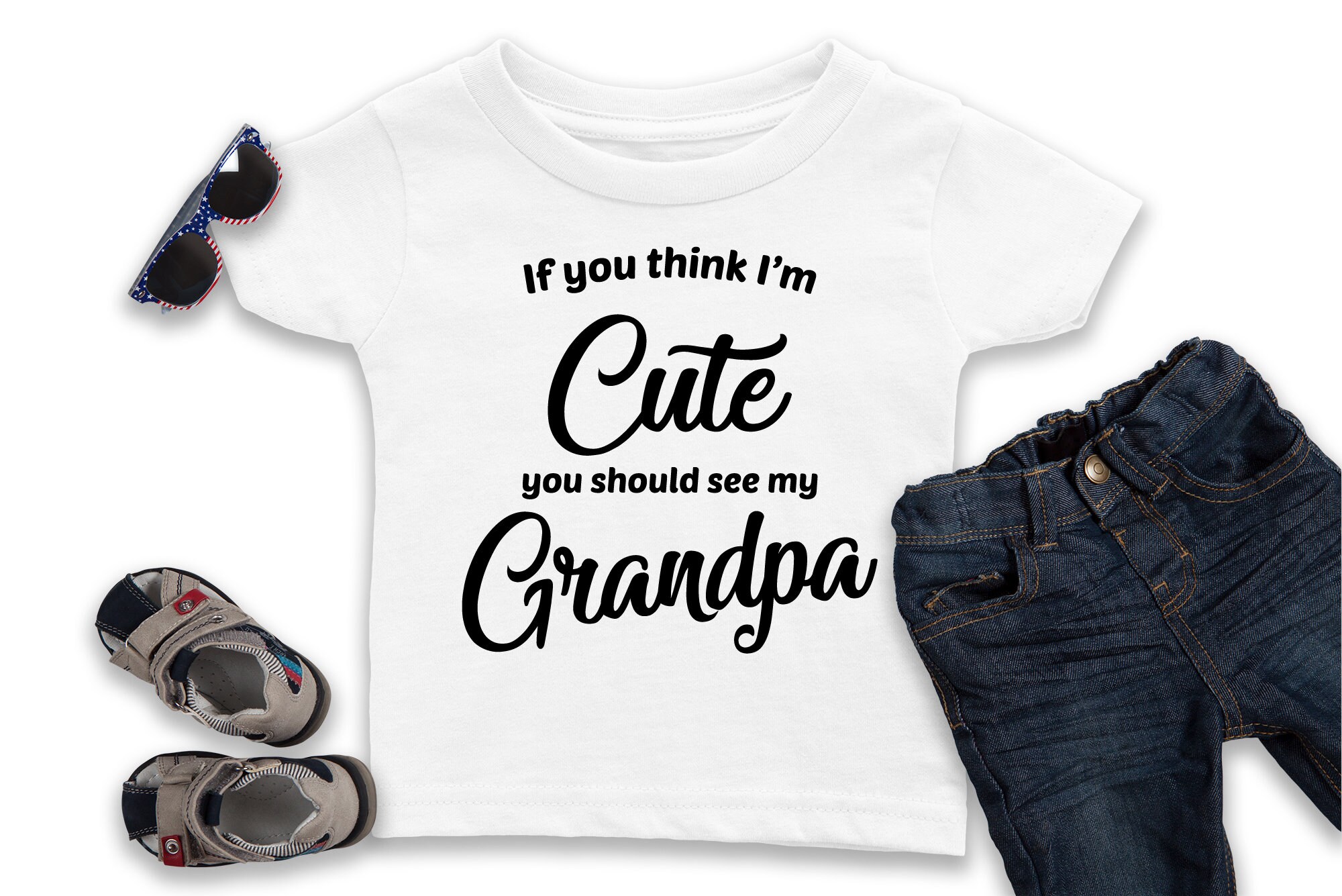 Grandpa Onesie® Cute Grandpa Onesie® Baby Shower Gift Etsy